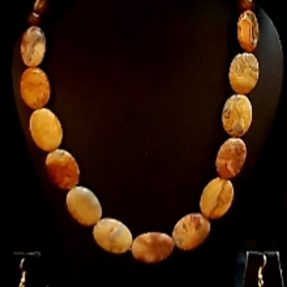 Necklace and earrrings